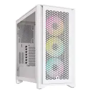 Corsair iCUE 4000D RGB Tempered Glass ATX Mid Tower Case - White