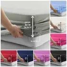 2000TC Luxury Deep Fitted Sheet Ultra Soft Double/Queen/King/Single Bed Cover AU