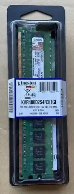 *NEW* Kingston KVR400D2S4/1GI PC2-3200 DDR2-400 1GB ECC REG INTEL CERTIFIED