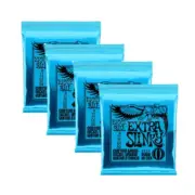 4 SETS Ernie Ball Electric Guitar Strings 8-38 EXTRA SLINKY Nickel Wound 2225