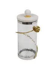 Alice Pazkus 5in Diameter Gold Canister