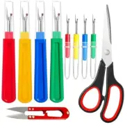 10 Pcs Sewing Seam Rippers, 4 Big and 4 Small Handy Stitch Ripper Sewing Tools