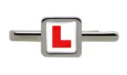 Learner Driver L Plate Square Tie Clip