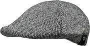 WEROR-404.1 Men's Flat Cap, Grey/Black
