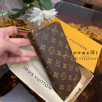 在飛比找蝦皮購物優惠-【玲玲精品購】LV 路易威登 ZIPPY 經典老花 拉練長夾