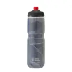 POLAR BOTTLE 24OZ 雙層保冷噴射水壺 JERSEY KNIT 深灰 CHARCOAL / 自行車 水壺