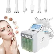 6 in 1 Hydrogen Oxygen Small Bubble Beauty Machine, Deep Cleaning Skin Rejuvenation Instrument, Hydro-Dermabrasion Facial Sprayer Facial Machine