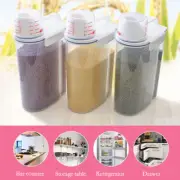 1.5-3L Powder Storage Box Plastic Kitchen Rice Grains Container Bathroom Laundry