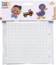 HAMA Pegboard Bag – 2 Large Pegboards: Round No.221 & Square No.234 – Bead Craft Boards for Kids Ages 5+