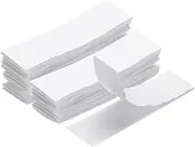 sourcing map 15set Hook and Loop Strips with Adhesive 1"x4" Double Sided Hook and Loop Tape Nylon Self Sticky Fastener for Home Office Car, White
