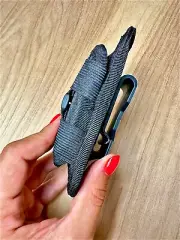 Quick-Access Tactical Flashlight Pouch - Rotatable Oxford Belt Holster