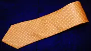 MEN'S SERO ORANGE/WHITE DOTS MOTIF TIE - NWT - TIES - NECK TIES - DESIGNER TIES.