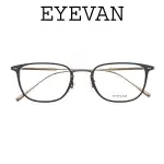 EYEVAN 眼鏡 LAUTNER MBK/AG2 (霧黑/亞麻金) 鏡框 日本手工眼鏡【原作眼鏡】