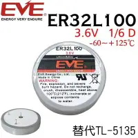 在飛比找Yahoo!奇摩拍賣優惠-[電池便利店]EVE ER32L100 3.6V 耐溫型 原