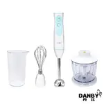 【DANBY丹比】四件式DC直流手持式食物調理棒(DB-014HB)｜攪拌棒 打蛋器 攪碎器 切碎器