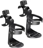 Abaodam 2pcs Portable Cup Holder for Walker Wheelchair Stroller and Multi Use Design Ideal for Outdoor Hospitals and Nursing Homes Easy to Install and Carry