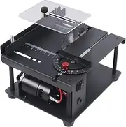 Mini Sliding Table Saw Kit Woodworking DIY Electric Cutting Tool Machine Household Bench Saw for Cutting, Grinding, Polishing High Performance