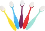 5pcs Ink Blending Brushes Comfortable Handle for Easy Grip Versatile Tool for Painting Drawing Card Making Stamping Stenciling Durable Art Supplies