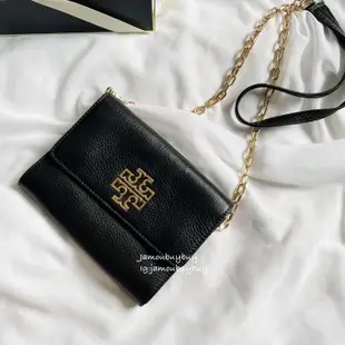 現貨🤖Tory Burch Britten chain WOC 斜背包 大鏤空Logo