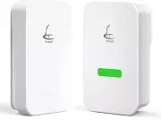 Wireless Doorbell, Door Bell Ringer Wireless with 1 Self-Powered Weatherproof Pu