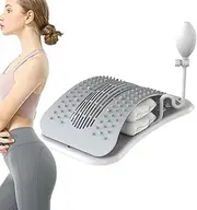 Lower Back Stretcher | Lumbar Stretch Massage Decompressor Board | Health Care Lumbar Support, Gym Accessories for Men, Women Discomfort Relief