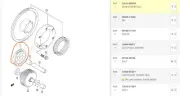 SUZUKI OEM DL1000/SV1000/S/VZR1800 GEAR, STARTER IDLE P/N 12612-06G00 **