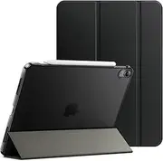 [JETech] Case for iPad Air 11-Inch M3/M2 (2025/2024), iPad Air 5/4 (2022/2020 5th/4th Generation 10.9-Inch), Slim Stand Hard Back Shell Cover with Auto Wake/Sleep (Black)