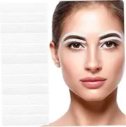 FOMIYES 12Sheets Eyebrow Stencils Adhesive Brow Shaping Stickers Eyebrow Tape Kit for Effortless Makeup Application and Symmetrical Safe Soft Material