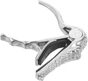 Yardwe Alligator Shaped Guitar Capo Metal Capo for Acoustic and Electric Guitars Compatible with Folk and Classical Music Secure Grip Durable Design Efficient Tuning Adjustments