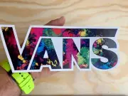 Vans Off The wall Skateboard Sticker Skate Surf Snowboard Decal