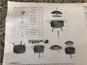 BULLEIT FRONTIER BOURBON FIRE PIT GRILL CAMPING FIREPIT MAN CAVE PIECE NEW