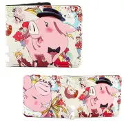 New Hawk SEVEN DEADLY SINS BiFold Wallet Nanatsu no Taizai Credit Card Billfold