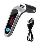 Portable Car Bluetooth FM Transmitter Radio Handsfree MP3 Player/USB Charger B