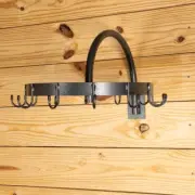 Easy-Up Pro Mounted Rotary XL Bridle Rack | Rotary Design | 12 Tack Hooks | Gray