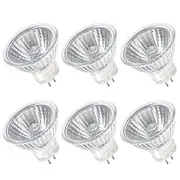 MR16 Halogen Bulb 12V 35W 50W Dimmable GU5.3 Bi-pin Base Spotlight MR16 Bulbs with Clear Glass Cover for Landscape Lights Track Lights Fiber Optics 2700K Warm