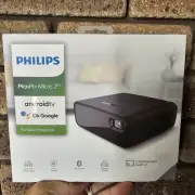 Philips PicoPix MICRO2TV AndroidTV Portable Mini Home Projector New In Box