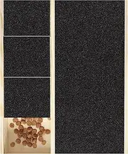 Dog Nail Scratch Board File - Scratcher Pad Mat Square Scratching Scratchboard | Interactive Pet Care Supply Portable Puppy Scratching Pad with Treat Box for Daily Use Household Indoor Outdoor