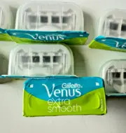 7x Gillette Venus Extra Smooth Razor Blade Refills - Individually Sealed