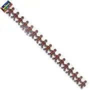 Hygloss Grade Toddler - 12 Gingerbread Men Classroom Border Brown 12/Pack