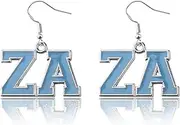 [CHOORO] Z Amicae Gift ZA Sorority Necklace/Earrings Graduation Jewelry for Her