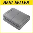17lb King Size Weighted Blanket - Breathable Microfiber for Tranquil Nights