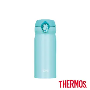 【THERMOS膳魔師】不鏽鋼超輕量彈蓋真空保溫瓶350ml(JNL-353)