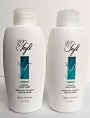 Avon~Skin So Soft~Original Body Wash~Lot of 2~Travel/Mini Size~Factory Sealed