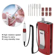 Rechargeable Electric Nail File Driller Manicure Pedicure Machine Nail Care DP3