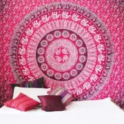 Oussum Mandala Tapestry Wall Hanging Art Queen Bedspread Home Decor Tapestries