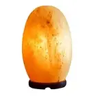 UMEKEN HONPO Rock Salt Lamp Egg Shape Himalayan Socket Power Made i... Brand New