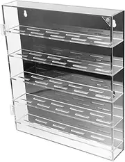 GANAZONO Transparent Coin Storage Box for Collectors Delicate Acrylic Coin Holder with Rounded Edges Convenient Display Case and Collectibles for Home and Office Use