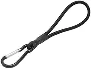 Gupcaqosjw Elastic Rope with Carabiner - Bungee Cord Straps with Carabiner Hooks - Stretchy Camping Tent Fastening Tool for Hiking Mountaineering Trekking Outdoor Activity