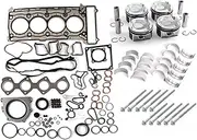 M271 Engine Cylinder Head Gaskets Kit Fits for Mercedes M271 W204 W212 C200 C250 E200 E250 SLK200 SLK250 1.8L 1796cc Turbocharged Replace OE 2710305017 2710380110 2710330601 2710330602