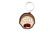 Rick And Morty Terrified Face Morty Keyring (Multicoloured) (One Size)